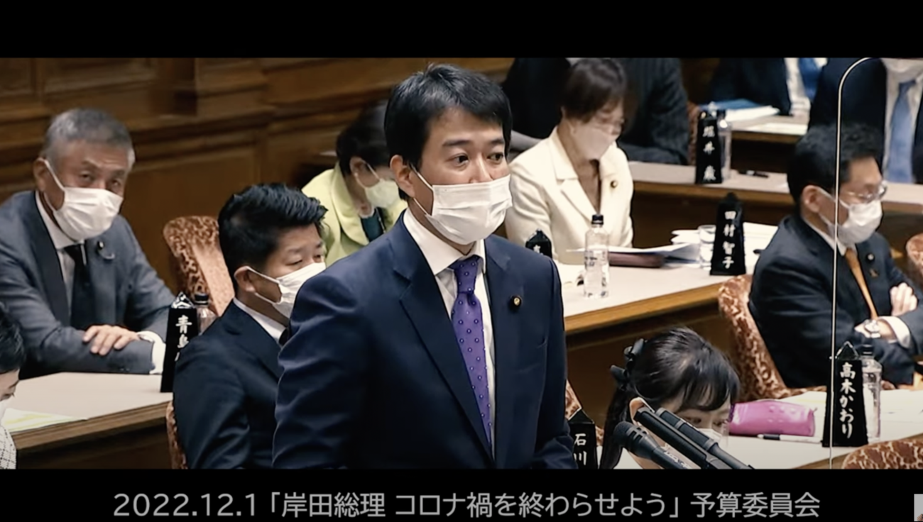 【日本維新の会・柳ヶ瀬議員】外国でノーマスクの岸田総理に「ダブルスタンダードではないか」と国会で厳しく追及　返答はしどろもどろ