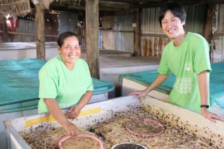 【昆虫食】早稲田大学発のベンチャー企業『エコロギー』、カンボジアで食用コオロギの量産体制を構築し、物議