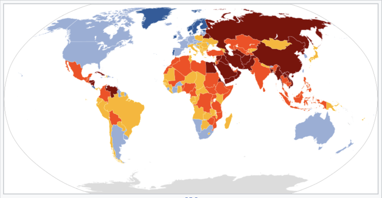 【強まる中国共産党による言論弾圧】報道の自由度、日本は世界71位　昨年から4つ順位を下げる