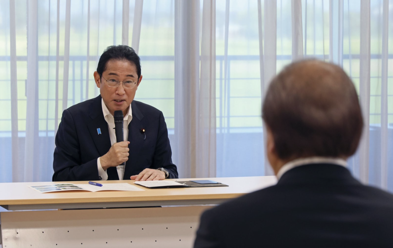 【岸田総理】1ヶ月前に大雨で被災した富山県を訪問し、新田知事と意見交換　具体的な支援は表明せず、“聞く力”のみアピール