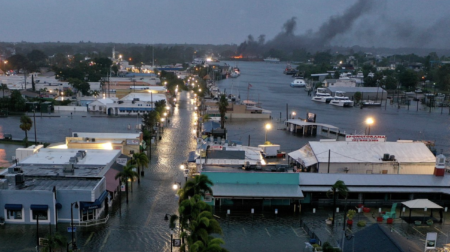 米フロリダ州にハリケーン『イダリア』が直撃　洪水により道路が水没、数千戸が浸水　州知事はバイデンに反目