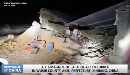 【中国・新疆ウイグル自治区】マグニチュード7.1の地震　3人死亡、6人負傷、1万2000人が避難