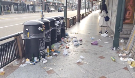 【京都】外国人観光客を受け入れて、ゴミが散乱　衰退していく『祇園』の惨状