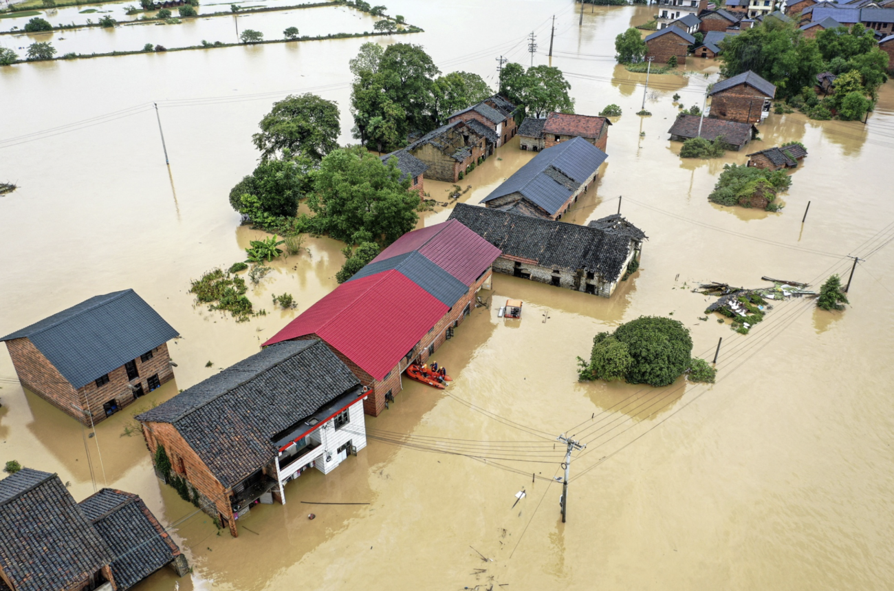 【裁かれる中国】中国の年間洪水件数が過去最多を更新　現在も街全体が水没する被害が相次ぐ