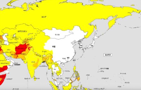 環太平洋の先進国のうち、日本だけが中国の危険情報レベルをゼロとしていることが判明