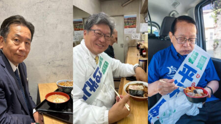 【衆院選】日本の政治家、コンビニ飯・牛丼などの食事風景をSNSに次々と投稿「選挙期間中だけ庶民派ぶるな」と批判殺到