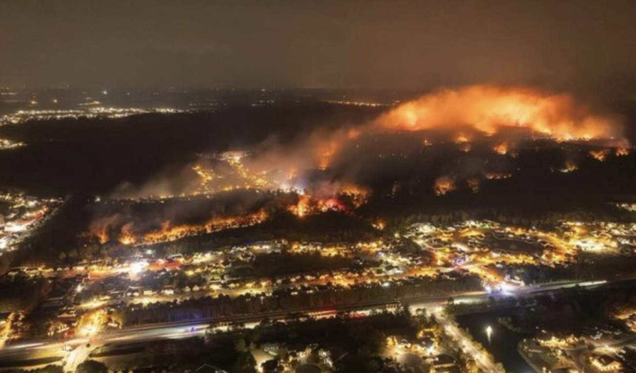 【米サウスカロライナ州】一晩で175件の山火事　原因は不明、現在も被害拡大　同州マートルビーチ市はスマートシティ候補地として昨年選定