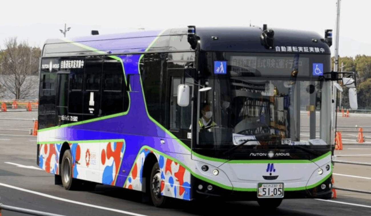 【大阪メトロ】大阪万博用の自動運転バス、停車中に動き出し壁に衝突 運行を一時中止 原因は不明