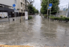 大阪市城東区の住宅街で道路の冠水　同市ではスマートシティの実証実験を実施中