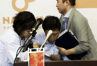 名古屋市の広沢一郎市長、記者会見中に倒れ救急搬送　小学校教諭による女子児童の盗撮事件や『フェンタニル』の密輸グループに関する質問の中で