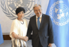 【批判殺到】小池百合子都知事、国連のグテレス事務総長に国連の一部機能の誘致を提案