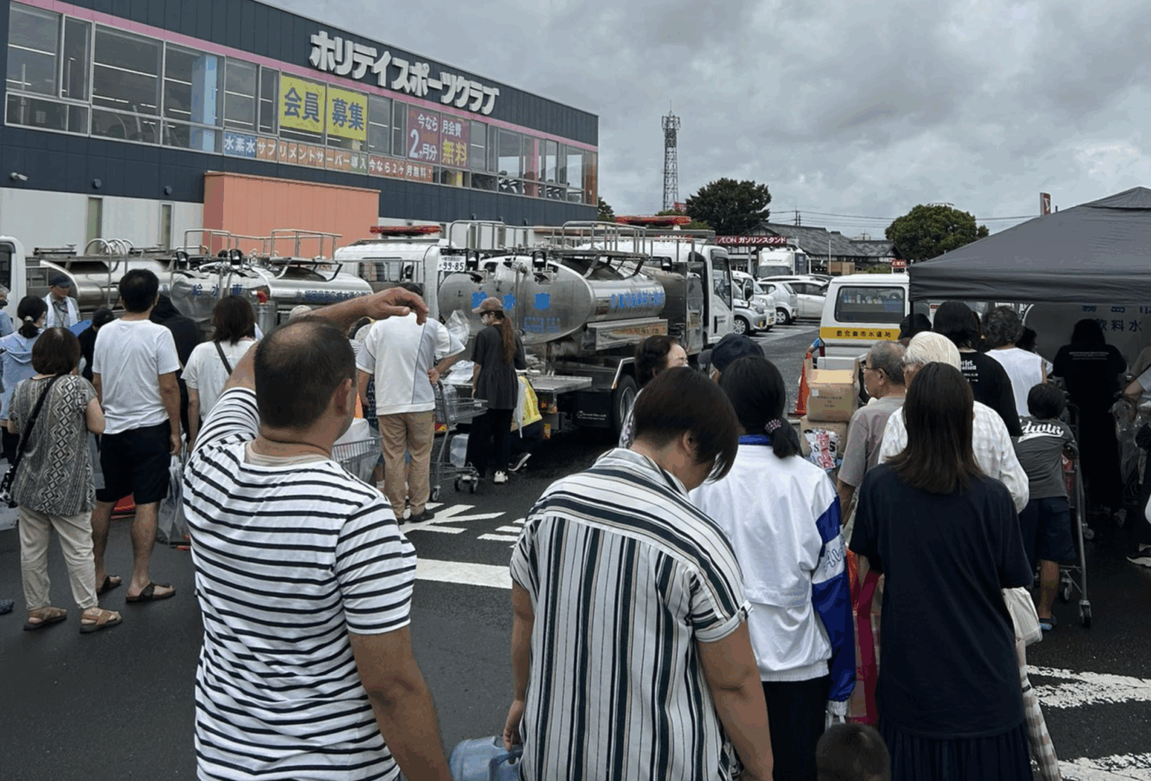 【鹿児島県】記録的な大雨で約3万5000世帯で断水、多くの地区で復旧の見通し立たず