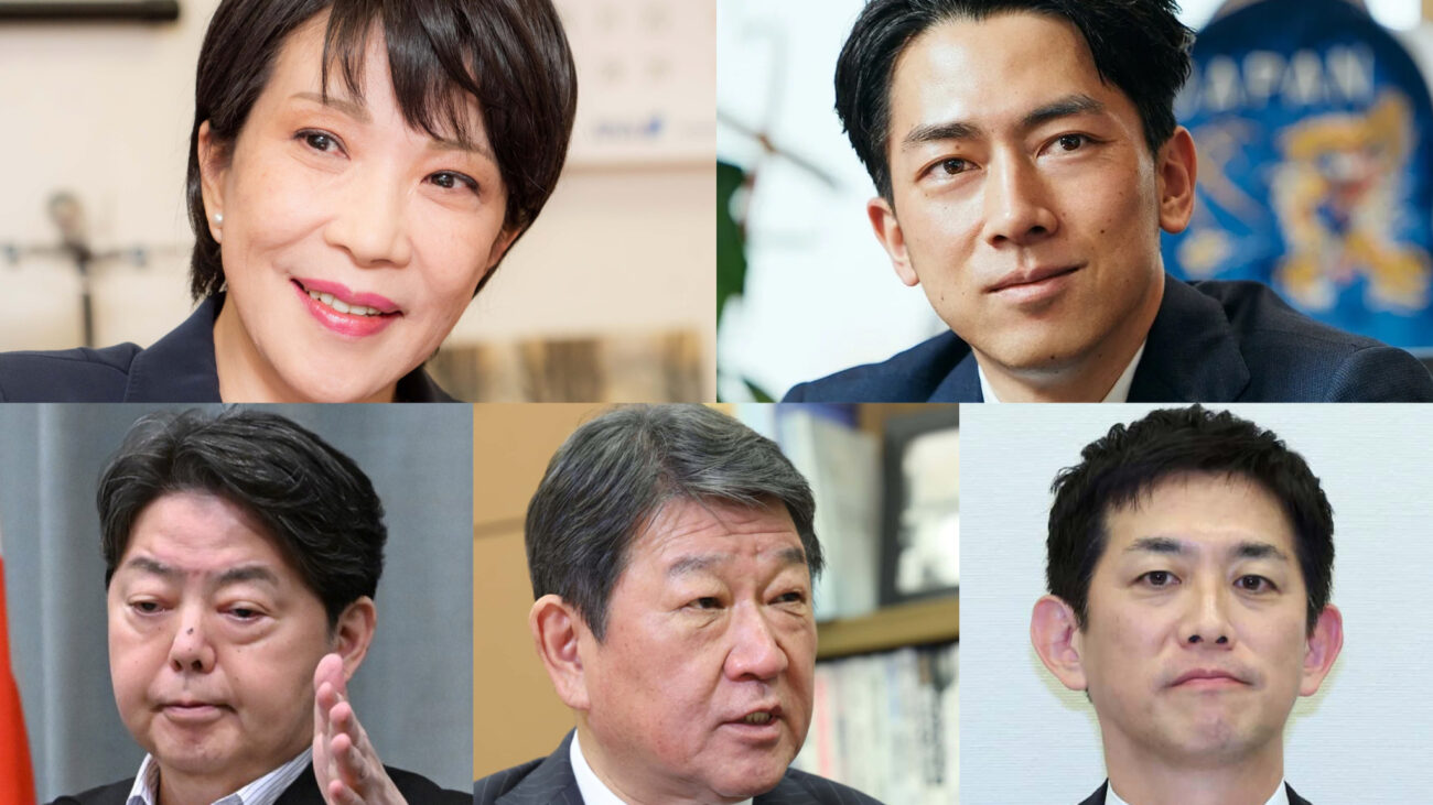 自民党総裁選に、高市早苗、小泉進次郎、林芳正、小林鷹之、茂木敏充の5人が立候補する見通し