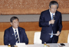 【自民党】最高幹部全員が一斉に辞職する意向を表明、森山幹事長、鈴木総務会長、小野寺政調会長、木原選対委員長　麻生太郎は自民総裁選の実施を求める